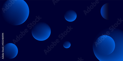 Abstract blue geometric background. Dynamic shapes composition. Eps10 vector