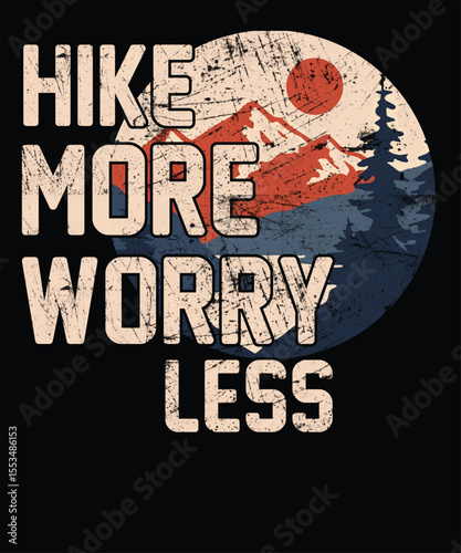 Mountain adventure hiking eye catching wildlife t shirt