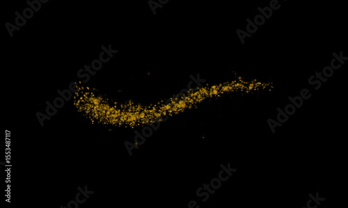 Glow Stream Composition – Digital Sparkle Line Element

