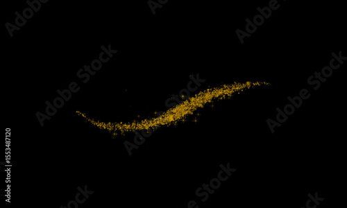 Golden Shine Path – Particle-Based Light Trail Effect

