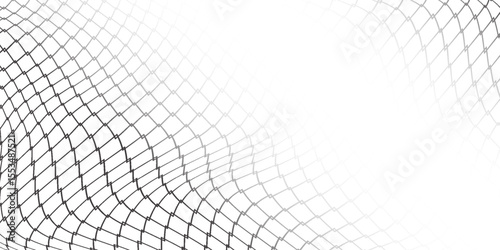Mesh texture for fishing nets. Grunge pattern for sportswear or soccer goal, volleyball net, basketball hoop, hockey, athletics. Grunge background
