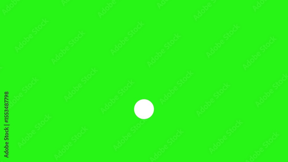 Wifi signal connection loading animation on green screen background