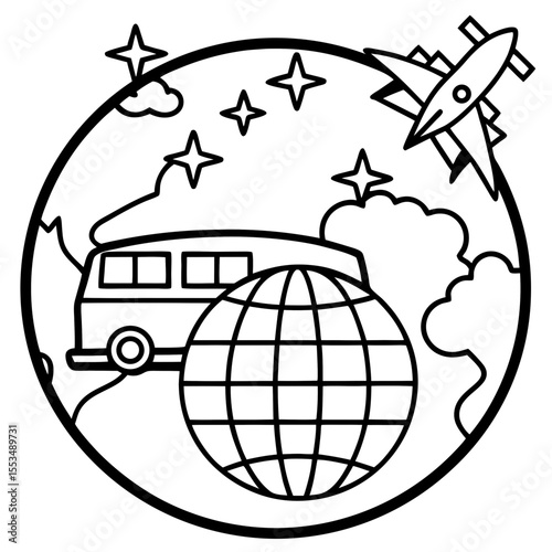 Global Tour Vector