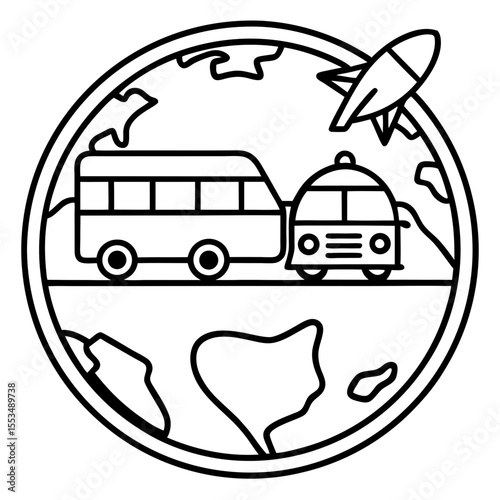 Global Tour Vector