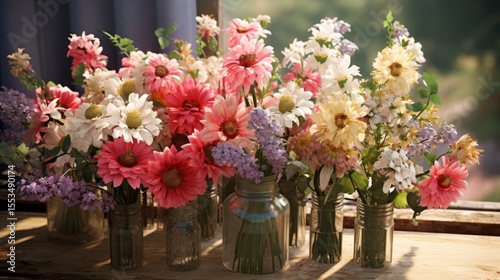 Wallpaper Mural Pretty flowers in bunches, like the kind from the old days.
 Torontodigital.ca