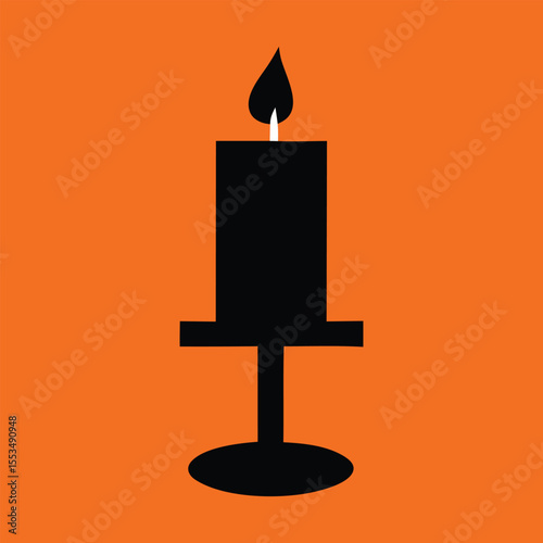 burning candles in a temple