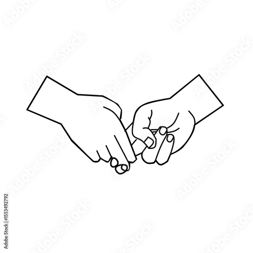 vector symbol of peace and brotherhood 