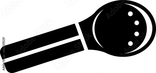 Pickleball Wristband Silhouette Vector Illustration