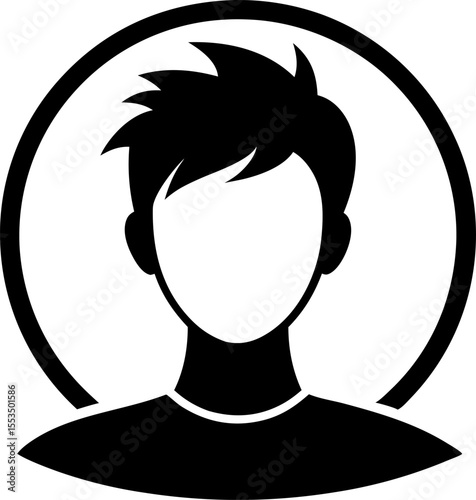 Profile Avatar Placeholder Silhouette Vector Illustration