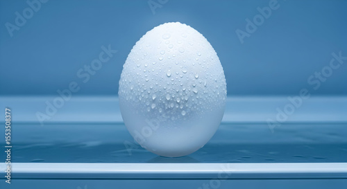 Fresh Egg Ready To Be Cooked In The Fridge Ready For Breakfast