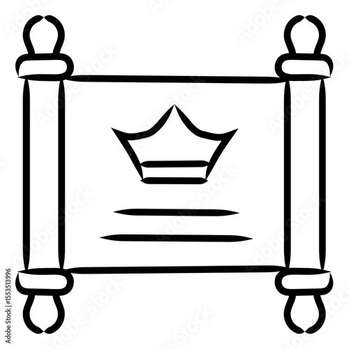 papyrus icon illustration