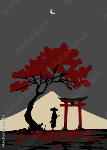 vector illustration of a tree