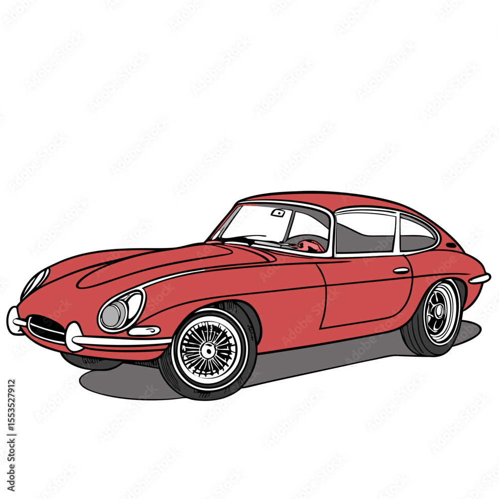 Obraz premium red sports car