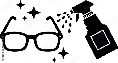 Glasses Cleaning Spray Icon - Optometry & Vision Care