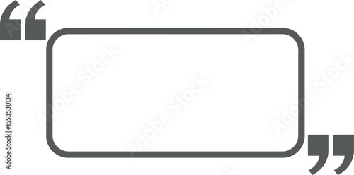 Quote Text Box Icon - Testimonial & Speech Bubble