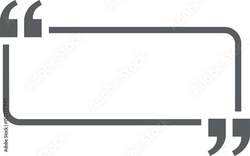 Quote Text Box Icon - Testimonial & Speech Bubble