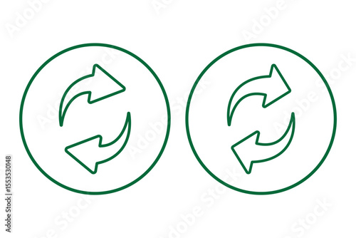 A set of replace, refresh icons. Transfer icon set. Exchange symbol. Transfer, swap, exchange, spin, flip concept. Circular. Arrow icon. recycling recurrence, renewal, Exchange. Update. Refresh icon.