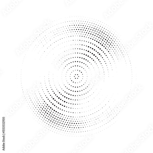 Burst Halftone light effect. Glowing light burst. abstract grunge halftone dots background. Vector illustration.