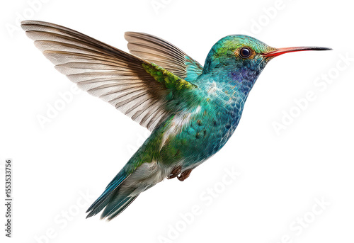 PNG Blue green hummingbird flying photography colorful wildlife.