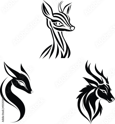 Tribal Deer Tattoo Designs Three Unique Styles for Ink Inspiration