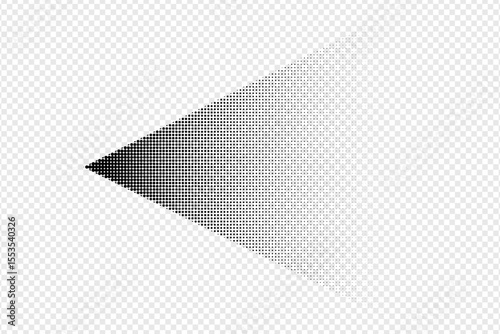 Vector grunge arrow halftone abstract.Dots texture background.
