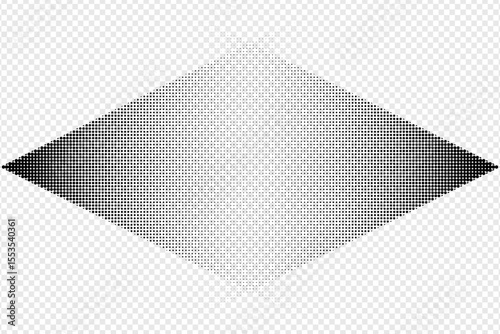 Vector grunge arrow halftone abstract.Dots texture background.