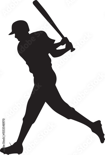 baseball player silhouette