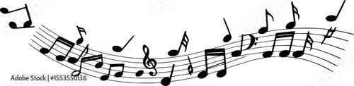 music note vector