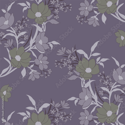 monochrome abstract a solid modern textile design, arrangement with vector, all-over seamless paisleys pattern with and tone color illustration digital image printing factory
