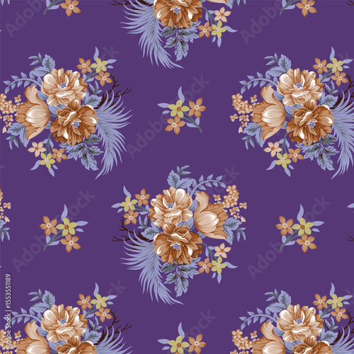 monochrome abstract a solid modern textile design, arrangement with vector, all-over seamless paisleys pattern with and tone color illustration digital image printing factory