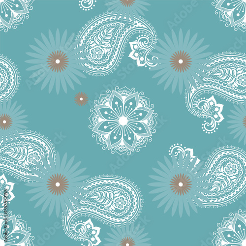 monochrome abstract a solid modern textile design, arrangement with vector, all-over seamless paisleys pattern with and tone color illustration digital image printing factory