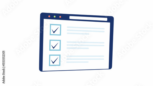 a browser window displaying a checklist with checkmarks next to each item shown here