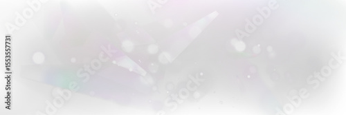 Abstract light shine blur bokeh effect on white transparent background. Vector lens flare spot light sparkles or shiny glittering glow beams for modern trendy Christmas celebration design template