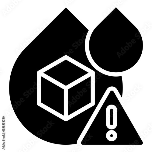 The sugar and blood warning symbol icon is specifically designed for diabetes sufferers to not consume sugar which will harm their blood.