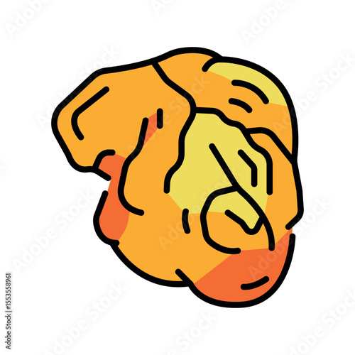 ceramic color flat icon for digital and print projects. Building materials.