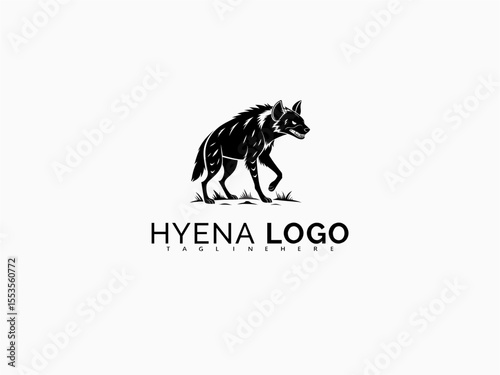 Snarling Hyena Vector Illustration in Profile Pose. Dynamic Logo for Rugged Apparel Brands, Wildlife Adventure Companies, Sticker Packs, and Bold Label Design Graphics.


