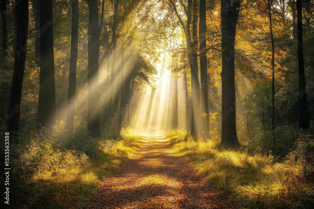 Obraz premium Small waterfall in lush rainforest setting