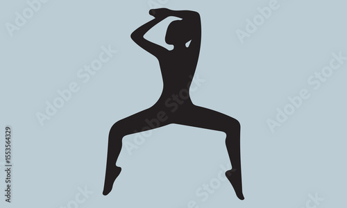 silhouette of a girl lifestyle, relaxation, yoga, people, exercising, sport, india, mindfulness, healthy lifestyle, woman, adult, balance, exercise, horizontal, meditating, one person, photography, co