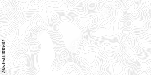 Modern location discovery vector topo map design White background with topographic world grid wave Topographic map geographic line texture.	