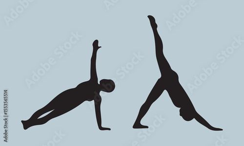 silhouette of a girl lifestyle, relaxation, yoga, people, exercising, sport, india, mindfulness, healthy lifestyle, woman, adult, balance, exercise, horizontal, meditating, one person, photography, co