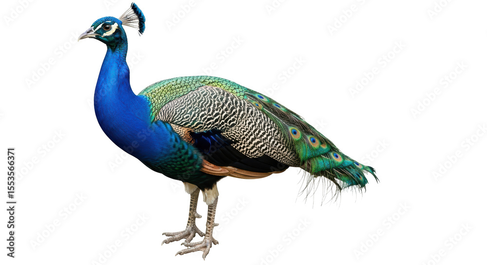 Fototapeta premium Isolated Peacock