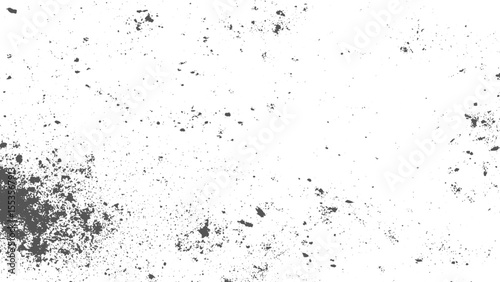 Horizontal Distress Overlay Texture.  grunge with a rough, worn look in dust and scratches on a white background. Horizontal Distress Overlay Texture. 