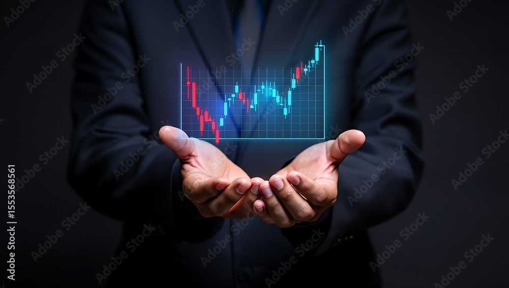 Fototapeta premium Stock Market Trends, Investment Strategies, Financial Growth, and Economic Analysis A Comprehensive Guide to Wealth Creation