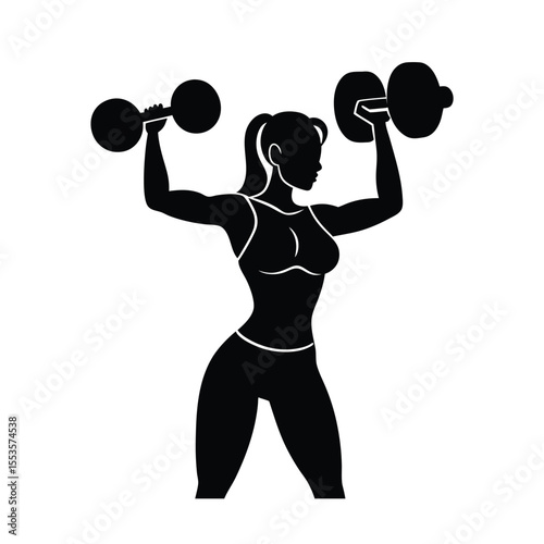 silhouette-of-woman-lifting-weights-vector-illustr (2).eps