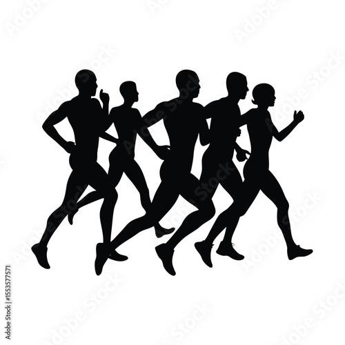silhouette-of-marathon-runners-group-on-white-back.eps