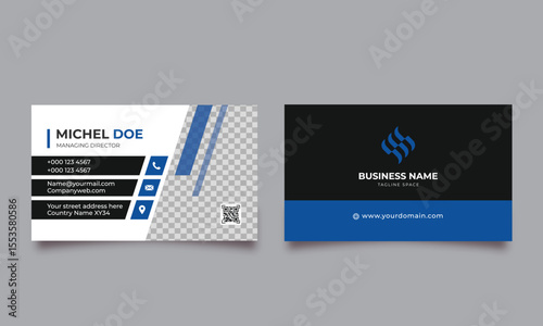 Creative and modern business card template	
