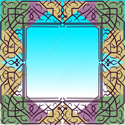 background with frame