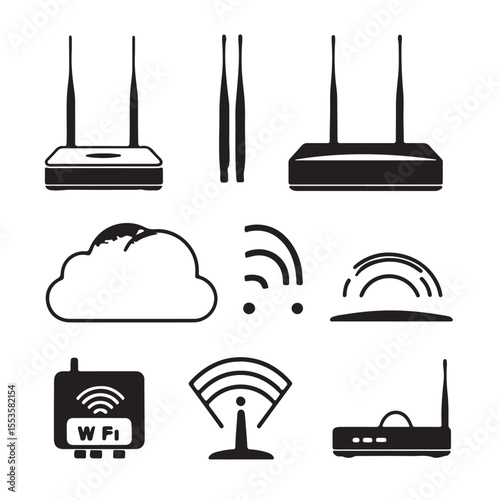Digital Connection Icons