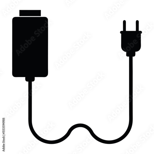 electric plug isolated on white