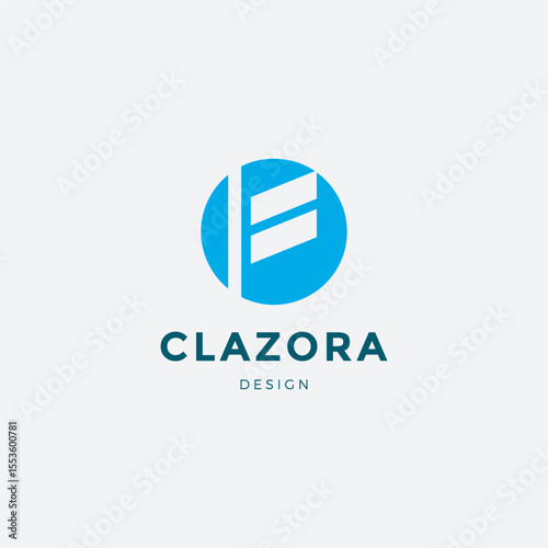 A sleek and stylish modern letter "F" logo designed with clean lines and geometric precision.
